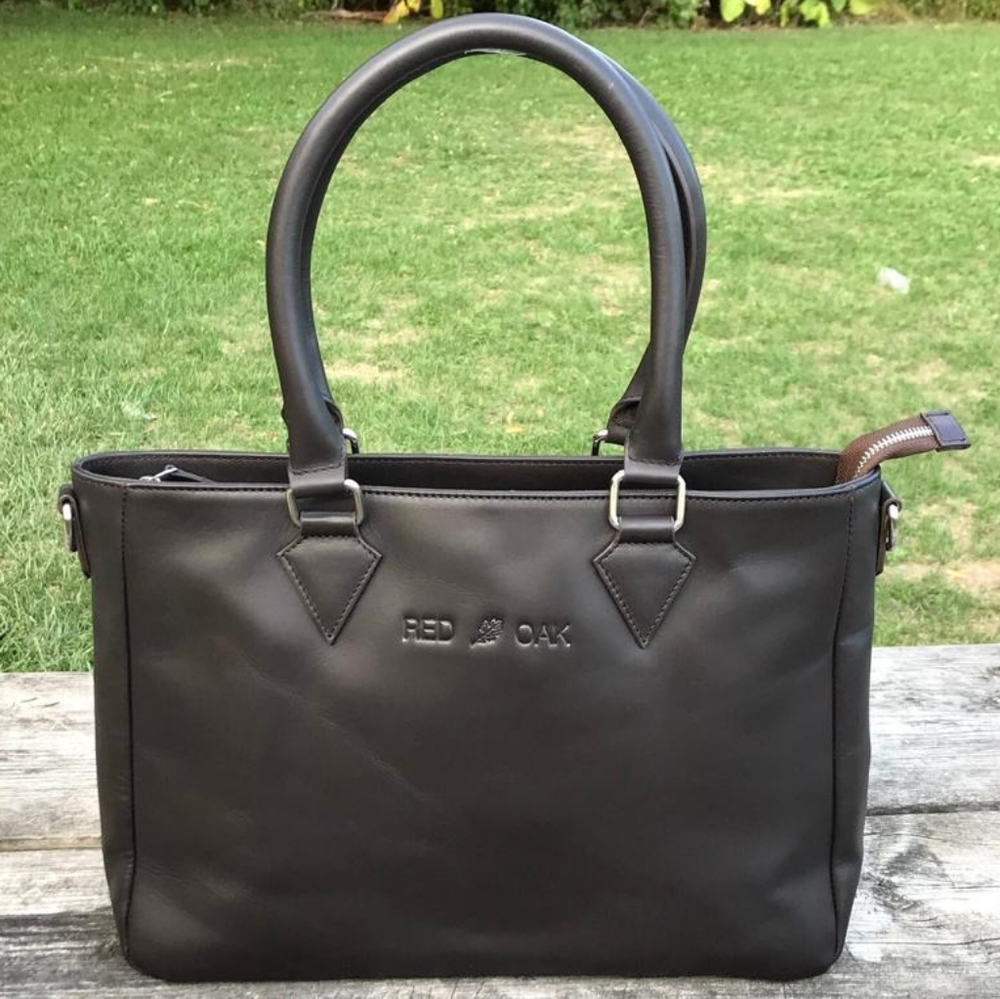 Leather Tote, women's tote bag - Picture 10 of 13